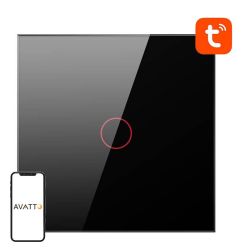  Avatto Smart Light Switch WiFi Avatto TS02-EU-B1 1 Way TUYA (black)