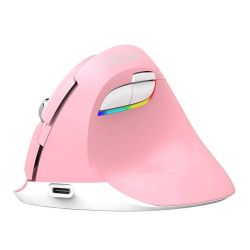  Delux Delux M618 Mini DB BT+2.4G 2400DPI vezetk nlkli ergonomikus egr (rzsaszn)