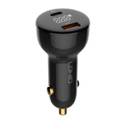 LDNIO LDNIO C101 auts tlt, USB + USB-C, 100W + USB-C USB-C kbel (fekete)
