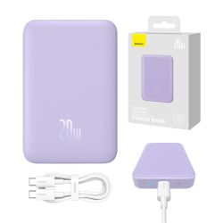  Baseus Baseus Magnetic Mini (MagSafe) Powerbank 10000mAh, 20W (lila)