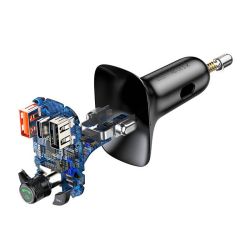  Baseus Baseus S-13 Auts Bluetooth MP3 lejtsz T alak, OS (fekete)