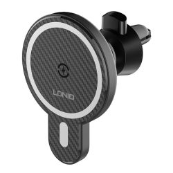  LDNIO LDNIO MA20 auts tart 15W-os induktv tltvel s fm gyrvel, (fekete)