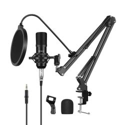  Puluz Puluz PU612B Studio Broadcast kondenztor mikrofon