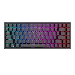  Royal Kludge Royal Kludge RK84 RGB vezetk nlkli mechanikus billentyzet, piros kapcsol (fekete)