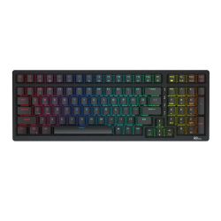 Royal Kludge Vezetk nlkli mechanikus billentyzet Royal Kludge RK98 RGB, piros kapcsol (fekete)