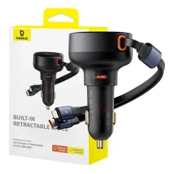  Baseus Baseus Enjoyment aut tlt USB-C - USB-C kbellel, Lightning 60W (fekete)