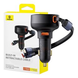  Baseus Baseus Enjoyment USB auts tlt USB-C s Lightning kbellel, 60W (fekete)