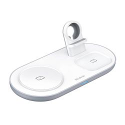  Mcdodo Vezetk nlkli tlt Mcdodo CH-7060 3 az 1-ben 15W (mobil/TWS/Apple watch) (fehr)