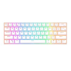  Royal Kludge Royal Kludge RK61 RGB mechanikus billentyzet, barna kapcsol (fehr)