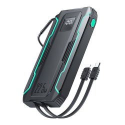  Joyroom Powerbank Joyroom JR-L017 10000mAh, 22.5W, Lightning + USB-C kbellel (fekete)