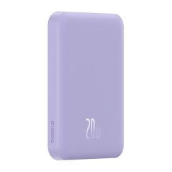  Baseus Baseus Mgneses Mini Powerbank, 5000mAh, 20W (lila)