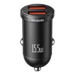  Mcdodo Mcdodo CC-2950 auts tlt, 2x USB, 15.5W (fekete)