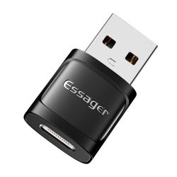  Essager Essager USB-C-USB 3.0 OTG adapter (fekete)