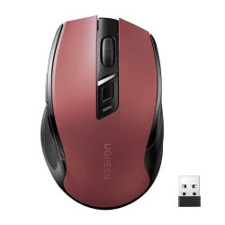  UGREEN UGREEN MU006 Vezetk nlkli egr, 2,4 GHz + Bluetooth 5.0 (piros)