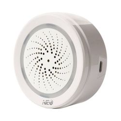  Neo ZigBee riaszt szirna NEO NAS-AB02W TUYA 100dB