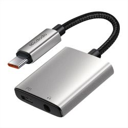  Mcdodo 2in1 audio adapter Mcdodo CA-5550 2in1 Lightning Lightning + DC 3,5 mm-es egyenramra