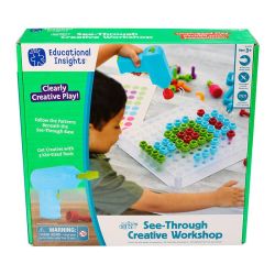 Learning Resources Learning Resources EI-4114 Design & Drill See-Through Creative Workshop kszlet