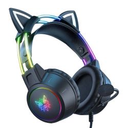  ONIKUMA ONIKUMA X15 PRO Gaming headset Cat (fekete)