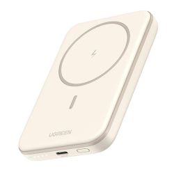  UGREEN Magnetic Powerbank 5000mAh Ugreen PB560, USB-C, 15W (beige)