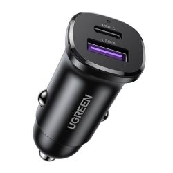  UGREEN UGREEN EC305 USB-C + USB auts tlt, 30W (fekete)
