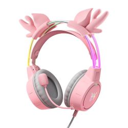  ONIKUMA ONIKUMA X15Pro Gaming fejhallgat rzsaszn/szarvas szarvak