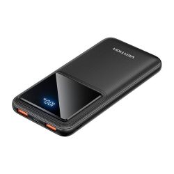  Vention Powerbank, Vention,  FHKB0, 10000mAh, Micro-USB, USB-C, 2xUSB-A, 22.5W (black)