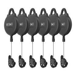  KiwiDesign VR kbel csigarendszer-6 db Kiwi Design V2-6 Meta Quest 2 Fekete