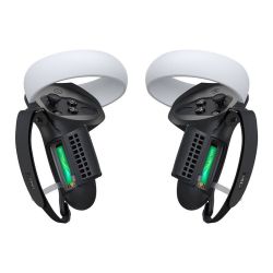  KiwiDesign Vezrlmarkolat akkumultoros ajtval Kiwi Design Q1 PRO-2.2 a Meta Quest 2 kszlkhez Fekete