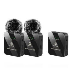  Puluz Wireless Lavalier Microphone PULUZ 2 TX + 1 RX