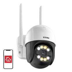  ZOSI IP Outdoor Camera ZOSI C289 WiFi Pan Tilt 3MP IP66 with 32GB microSD card