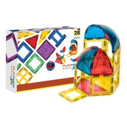  Playmags Mgneses lapok 3D Dome Playmags 164 - 28 db kszlet