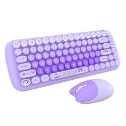  MOFII MOFII Candy j 2.4G vezetk nlkli billentyzet + egr kszlet (lila)