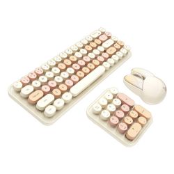  MOFII MOFII vezetk nlkli billentyzet + numerikus billentyzet + egr 3in1 2.4G (tej-tea)