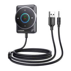  UGREEN UGREEN CM723 Bluetooth 5.4 adapter, USB + 3,5 mm-es mini jack, beptett mikrofon (fekete)