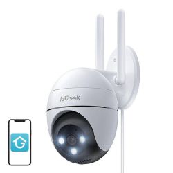  ieGeek WiFi 3MP wireless rotating outdoor camera ieGeek ZS-GQ2 white