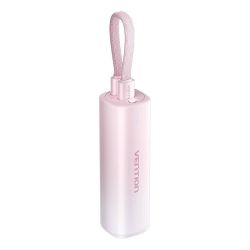  Vention Powerbank 5000mAh Vention FHWR0 20W + USB-C to lightning cable (pink)