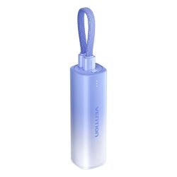  Vention Powerbank 5000mAh Vention FHWL0 20W + cable USB-C do lightning (niebieski)