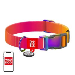  Waudog Nylon nyakrv QR kddal Waudog gradiens kutynak, narancssrga , mret XL