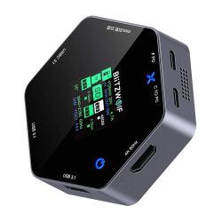  BlitzWolf BlitzWolf BW-TH16 8 az 1-ben USB HUB s dokkol intelligens kijelzvel, 100W, LCD