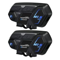  Fodsports Fodsports M1-S Pro motorkerkpr intercom kt darabos csomag (fekete)