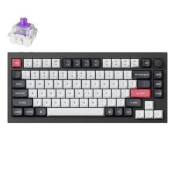  Keychron Keychron Q1 HE RGB vezetk nlkli mechanikus billentyzet, Nebula mgneses kapcsol (fekete) [Q1H-M1].