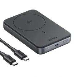  UGREEN UGREEN PB761 MagSafe mgneses powerbank, 10000 mAh, 30W, Qi2 (fekete)