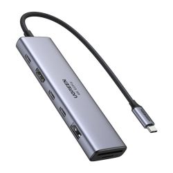  UGREEN Hub / Adapter Ugreen Revodok 7in1 USB-C to 2x USB-C 3.2, USB-A 3.2, HDMI 4K 60Hz, SD/TF, PD 100W